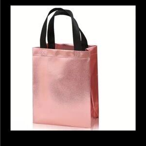 🆕 Metallic Rose Gold Pink Gift Bag / Tote